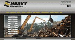 Desktop Screenshot of heavymachinesinc.com