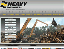 Tablet Screenshot of heavymachinesinc.com
